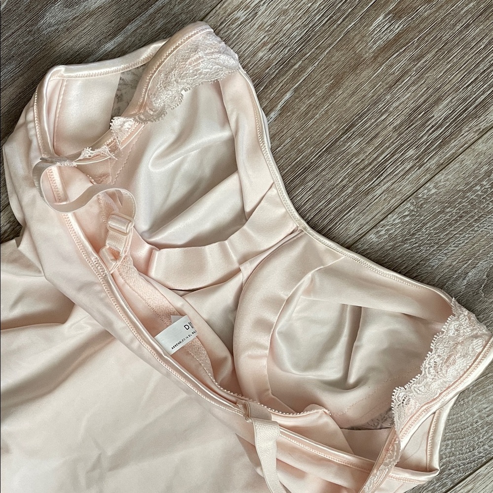 Bali Bra Cami 38D Pink Lace Adjustable Straps Underwire - Picture 9 of 9